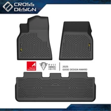 Anti-Slip Floor Mats For 2020-2023 Tesla Model Y All Weather Liner TPE Carpets