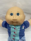 Cabbage Patch Doll 1994 Bald Blue Eyes 2 Dimples CP Shirt Pants