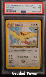 Southern Islands Pidgeot PSA 8 (8724) 2/18 Pokemon 