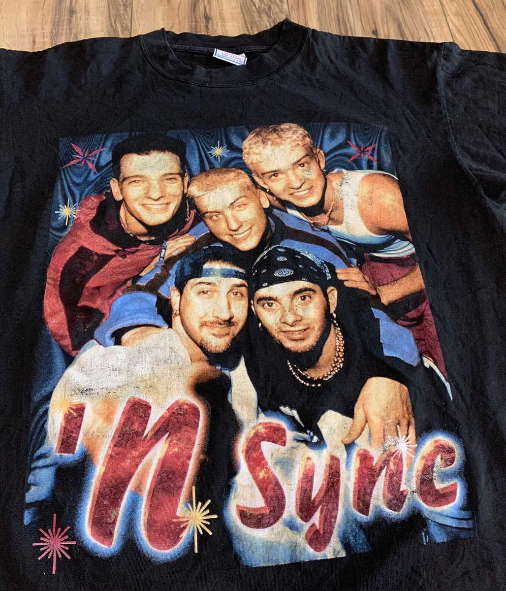 Vintage 90s NSYNC Rap Tee T-Shirt Size Men’s Large