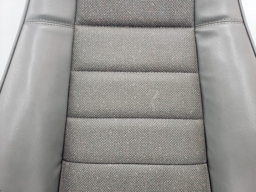 Jeep Wrangler YJ 1991-1995 pasajero vinilo gris asiento delantero superior cojín superior techo - Imagen 6 de 22