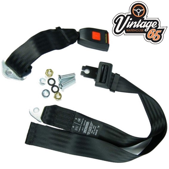 Kit de cinturón de seguridad con cinturón de seguridad trasero de 2 puntos para furgoneta cámper extra largo con cama de rock & roll