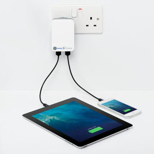 Techlink Recharge 6000mAh Portable Power Bank Battery Wall Charger EU/UK/USA New - Zdjęcie 24 z 24