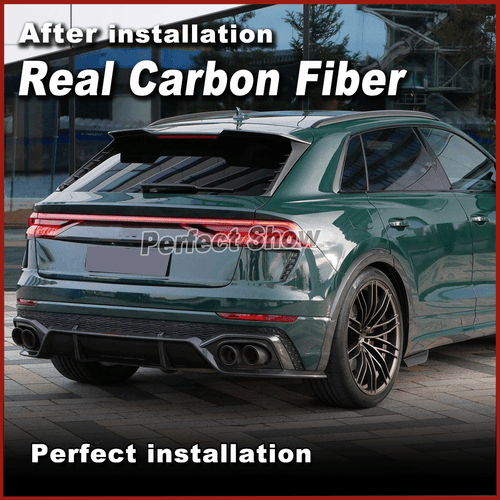 Se adapta a Audi RS Q8 RSQ8 2021-24 carbono parachoques trasero difusor difusor trasero - Imagen 3 de 11