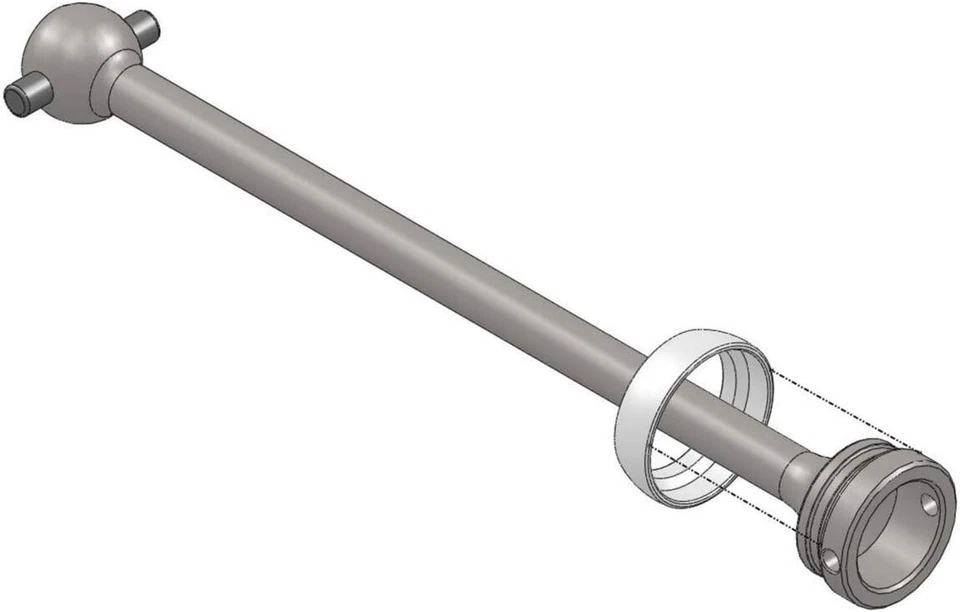 MIP 08113 C-CVD Bone: Traxxas 1/10 Slash 2wd, Nitro Rustler, Nitro Stampede - Image 2 of 2