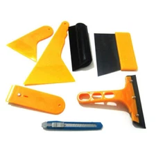 7pcs Car Sticker Auto Film Fitting Tools Set Squeegee Scraper Window Tinting Kit