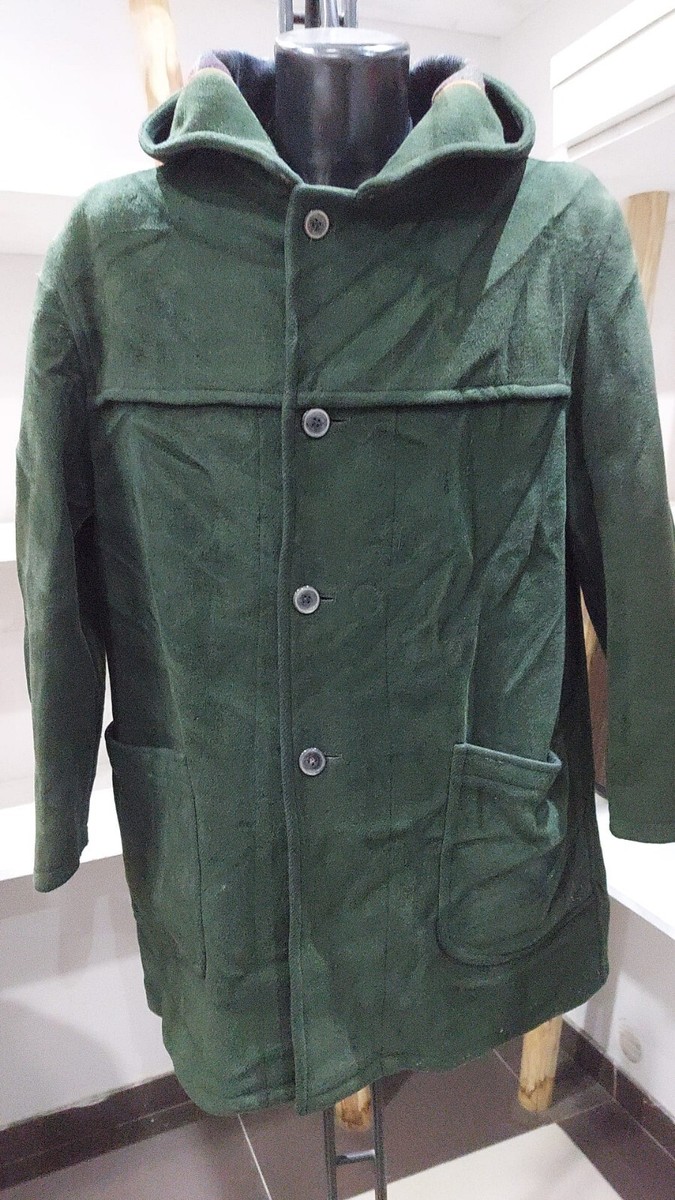 LORD WINDSOR Mantel Aus Wolle Gebraucht Herren Grün Gr M PGC510PI