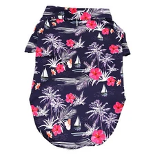 Doggie Design Hawaiian Camp Shirt - Moonlight Sails