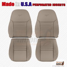 1999 2000 2001 2002 2003 2004 Ford Mustang Gt Driver Passenger Leather Cover Tan