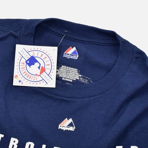 Detroit Tigers 2012 AL Champions Series MLB Athletic Logo Majestic Tee Shirt XL - Picture 4 of 5