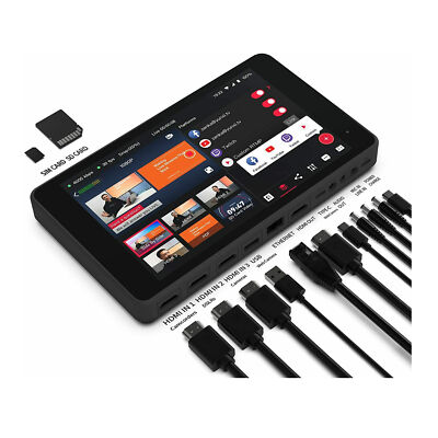 Yololiv YoloBox Pro Portable Multi-Camera Live Streaming and Yololiv YoloBox Pro Portable Multi-Camera Live Streaming and