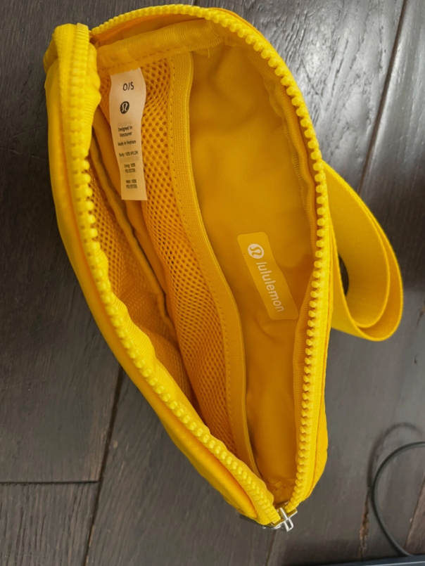Lightweight Yellow Crossbody Belt Bag 1L for Travel Everywhere Style