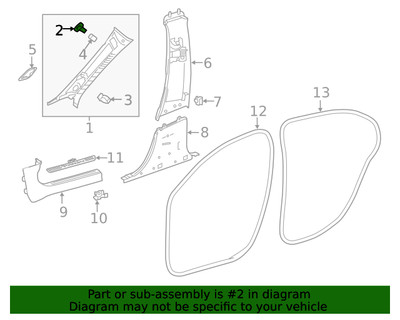 NEU MERCEDES-BENZ CLA-KLASSE LINKSKÖRPER A-PILLAR TRIM PANEL CAP  