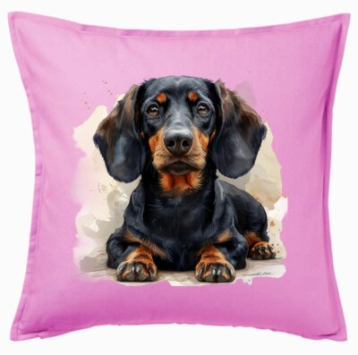 Kissenbezug Pink Dackel Dachshund Teckel Jagdhund Jagt Dackelwelpe Dackel 402882