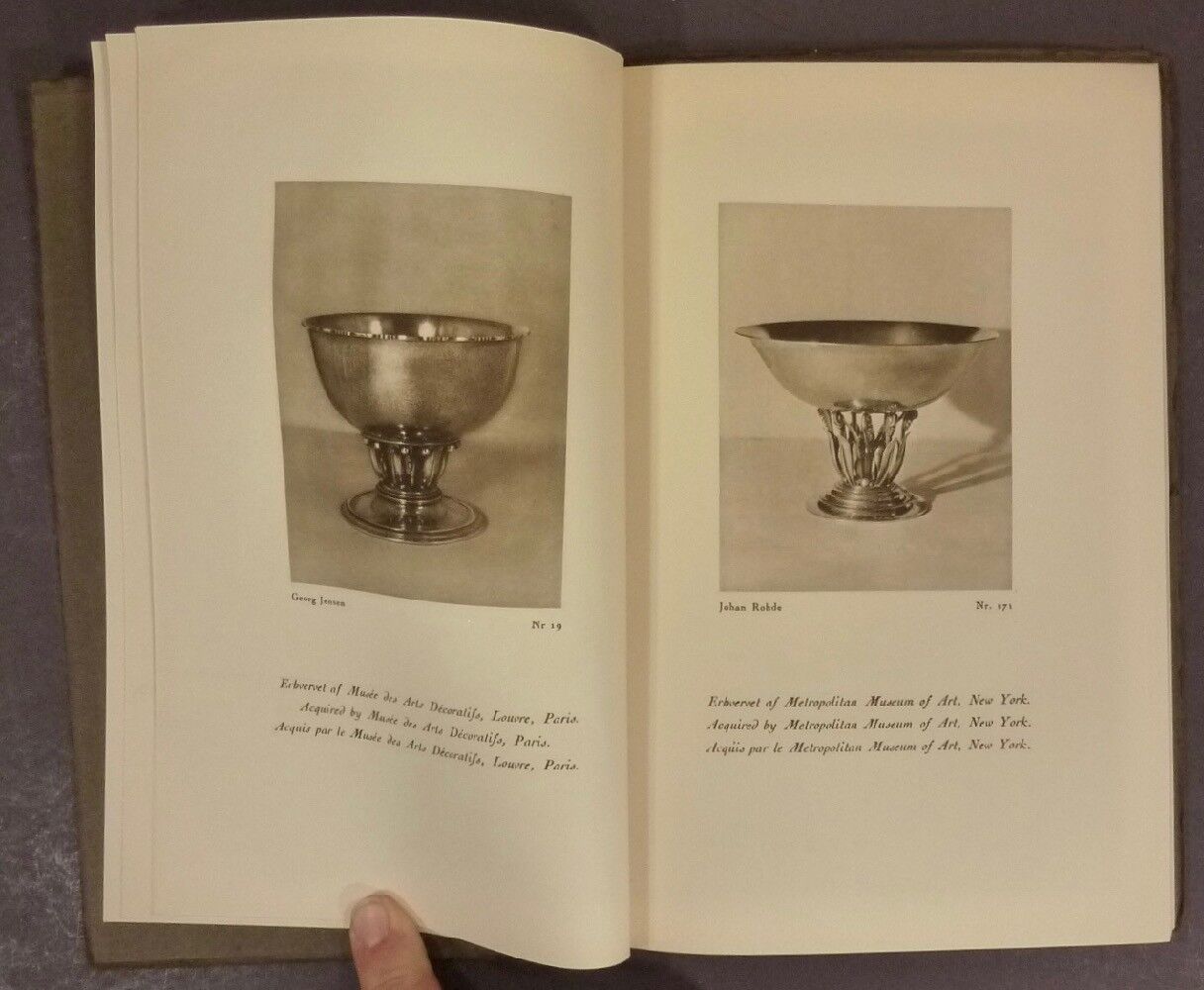 1920s Georg Jensen Silversmith Illustrated Scandanavian Silver Trade Catalog