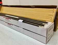 Atlas 6058 3 Rail O scale 40" Nickel Silver Rigid Track W/Simulated Wood Ties