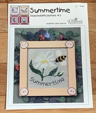 Summertime - Seasonal Bitty Buttons #2 - Victoria Sampler New Chart