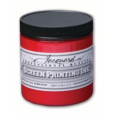 Professional Screen Printing Ink Jacquard Opaque Red - Water Based 227 grams