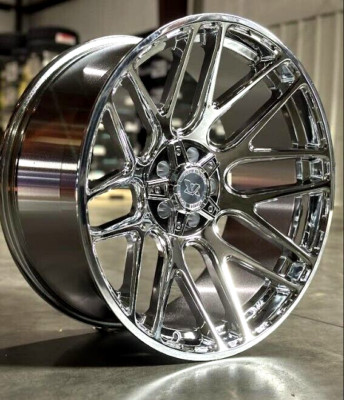 4x NEW! 20X10 Evok EV501 Wheels Chrome 5x150 Tundra 5x5.5 Dodge Ram 5x139.7