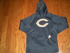 Chicago Bears NFL Team Apparel Hoodie Sweatshirt Youth Size 18 XL New With Tags