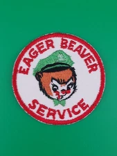 Cities Service Gas Station Eager Beaver Service Collectible Patch NEW