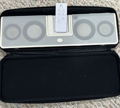 Logitech MM50 iPod Speaker Dock Remote Case Untested As Is