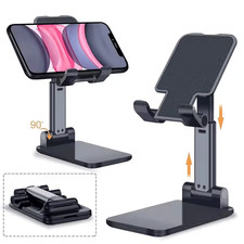 Stand Supporto smartphone tascabile, nero, regolabile,  allungabile.