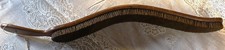 Vintage Curved 20 inch long brush .Beautiful wood handle.