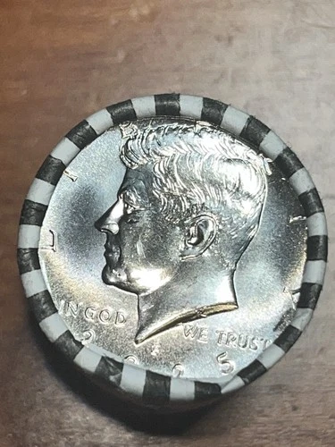 2025-P Kennedy Half Dollar Roll $10 BU Bank Wrapped – Last Year Before 2026