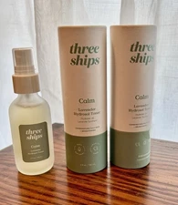 Three Ships Calm Lavender Hydrosol Toner - 2.03 oz Set of  2