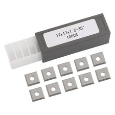 12x12x1.5mm Square Carbide Inserts Cutters Indexable Inserts for Wood Lathe Tool