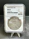 2010 American Silver Eagle MS69 By NGC ~324
