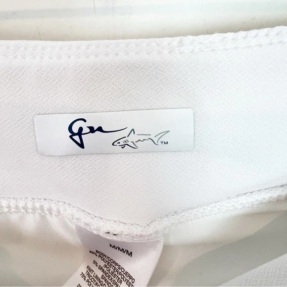 GREG NORMAN WHITE ATHLETIC SKORT TENNIS GOLF WOMENS SZ MEDIUM - Image 2 of 4