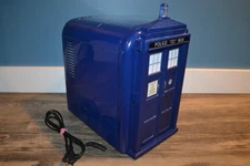 DR WHO TARDIS MINI FRIDGE WITH SOUND EFFECTS AND LIGHT TESTED WORKING
