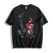 Dynamic Shout Kasane Teto T-Shirt - Red-Black Armor Design Unisex Tee
