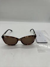 Nine West NW667S Sunglasses Female Espresso 57mm New 100 Authentic