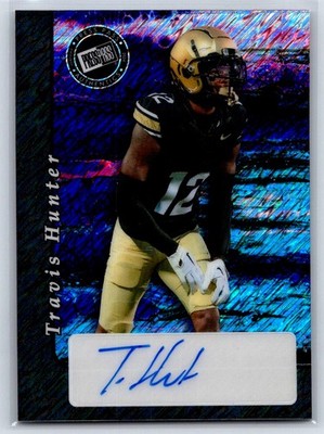 2024 Leaf Metal Collective Football Auto #/6 Travis Hunter