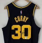 Stephen Curry Signed Warriors Nike ADV Authentic NBA 75 Mixtape Jersey USASM BAS