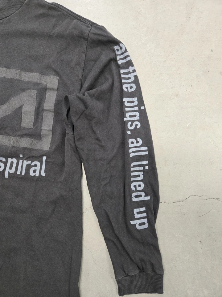 Camisa De Colección Nine Inch Nails The Downward Spiral Manga Larga 1994 Trent Reznor Foto 4 de 4