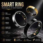 Bluetooth Smart Ring Activity Tracker Waterproof Fitness Ring for Android iOS UK