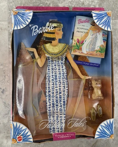 Vtg Barbie Fashion Tales Egyptian Princess Outfit & Accessories 1999 Mattel New
