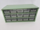 Raaco Metal Storage Organizer 15 Drawers Vintage Mid Century Parts Bin