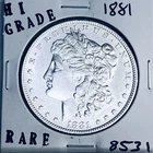 1881 MORGAN SILVER DOLLAR HI GRADE GENUINE U.S. MINT RARE COIN 8531