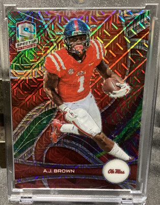 2023 Panini Chronicles Draft Picks - Spectra A.J. Brown #51  Prizm card 48 of 49