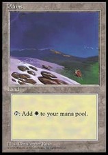 Plains B - Heavy Play MTG Ice Age