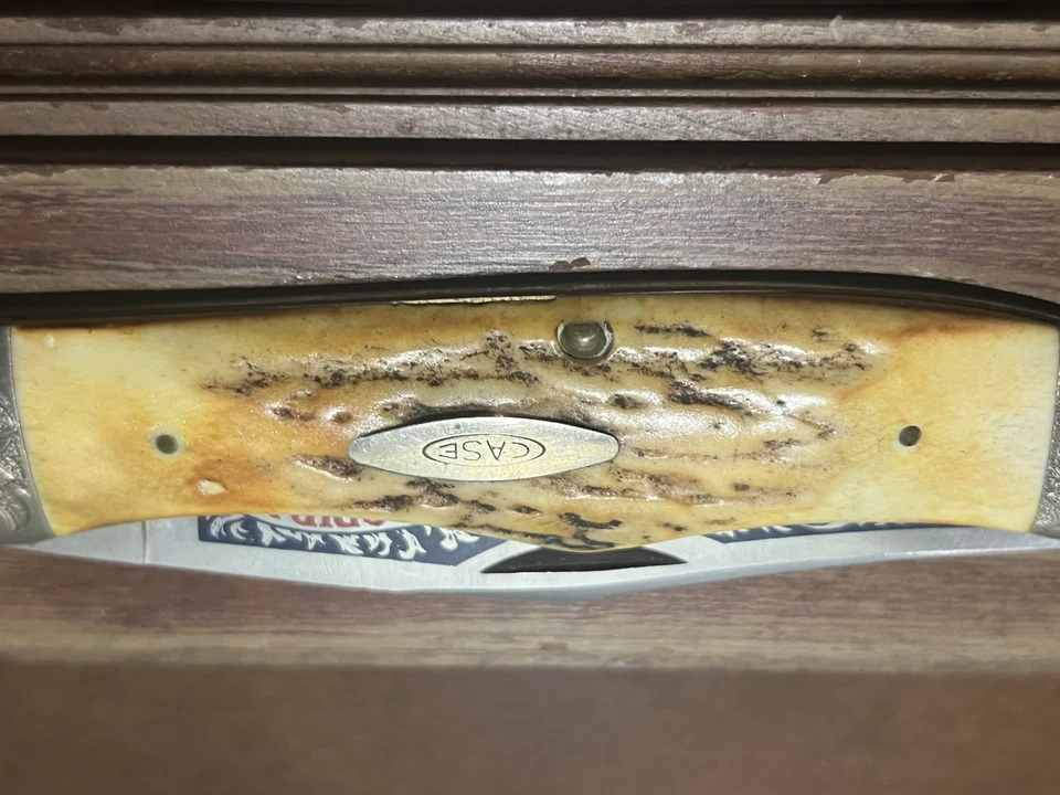 CASE XX 美国 1976 年美国精神 5165 Stag 折叠猎人刀二百周年纪念 — 第 4/4 张图片