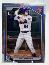 2024 Bowman Draft #BDC-138 Trey Snyder !st Bowman Chrome Mets A94