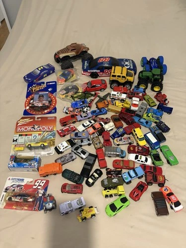 Vintage Toy Car / Truck / Plane Helicopter Lot. Mostly Diecast. Hot Wheels +