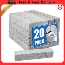 20Pack Pumice Stone for Toilet Cleaning Bowl Stick,Powerfully Cleans Hard Water