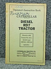 OEM Factory CAT Caterpillar RD7 Dozer Tractor 9G 5E Operators Instruction Manual